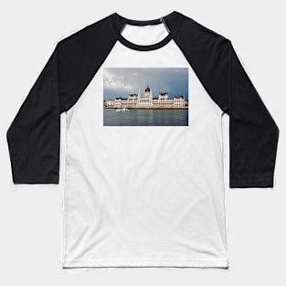 Hungarian Parliament in Budapest Baseball T-Shirt